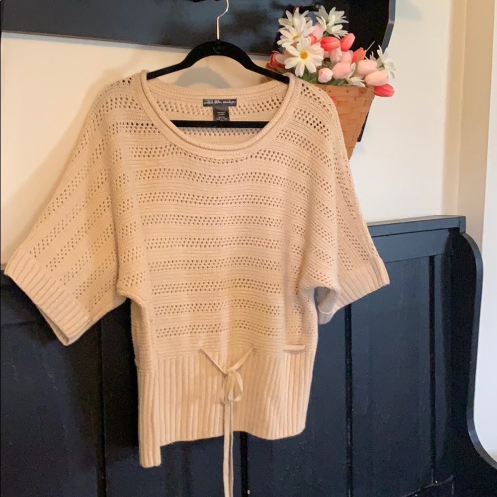 United States sweaters PXL cream gold batwing
